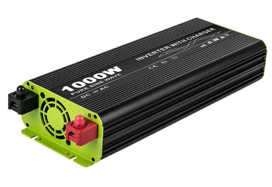 KOSUNPOWER UPS záložní zdroj s externí baterií 1000W, baterie 12V / AC230V čistý sinus