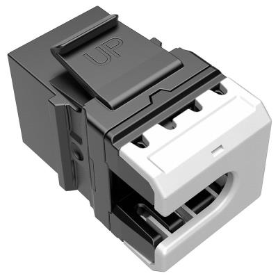 Solarix keystone c6 UTP RJ45 černý pro kleště  SXKJ-NA-BU SXKJ-6-UTP-BK-NA