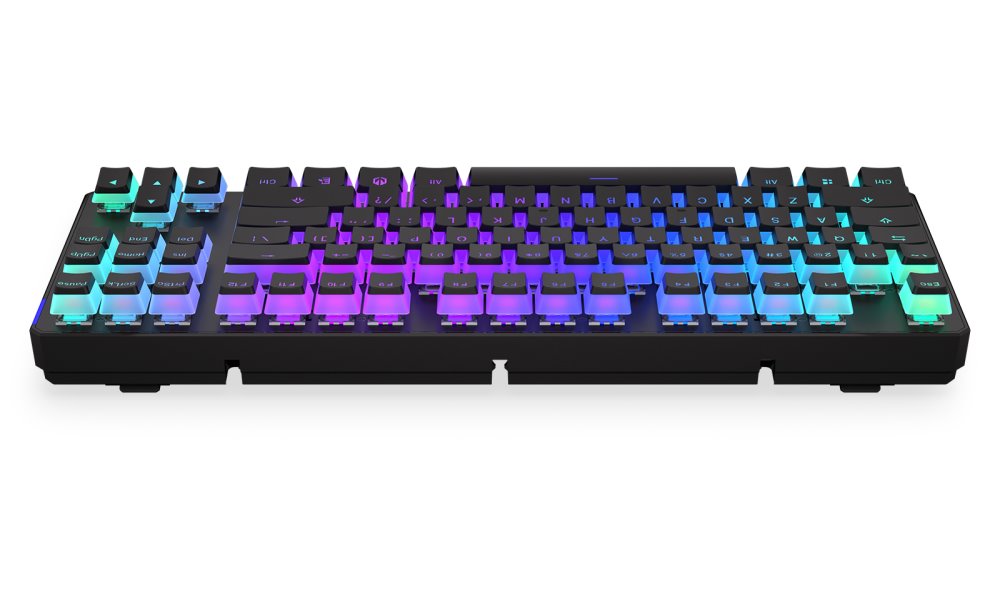 Endorfy herní klávesnice Thock TKL Wireless Red Pudding / RGB / red sw. / bezdrátová / mechanická / US layout / černá