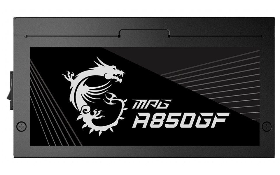 OPRAVENÉ - MSI zdroj MPG A850GF/ 850W/ ATX/ akt. PFC/ 10 let celková záruka/ 140mm ventilátor/ modulární kabeláž/ 80PLUS...