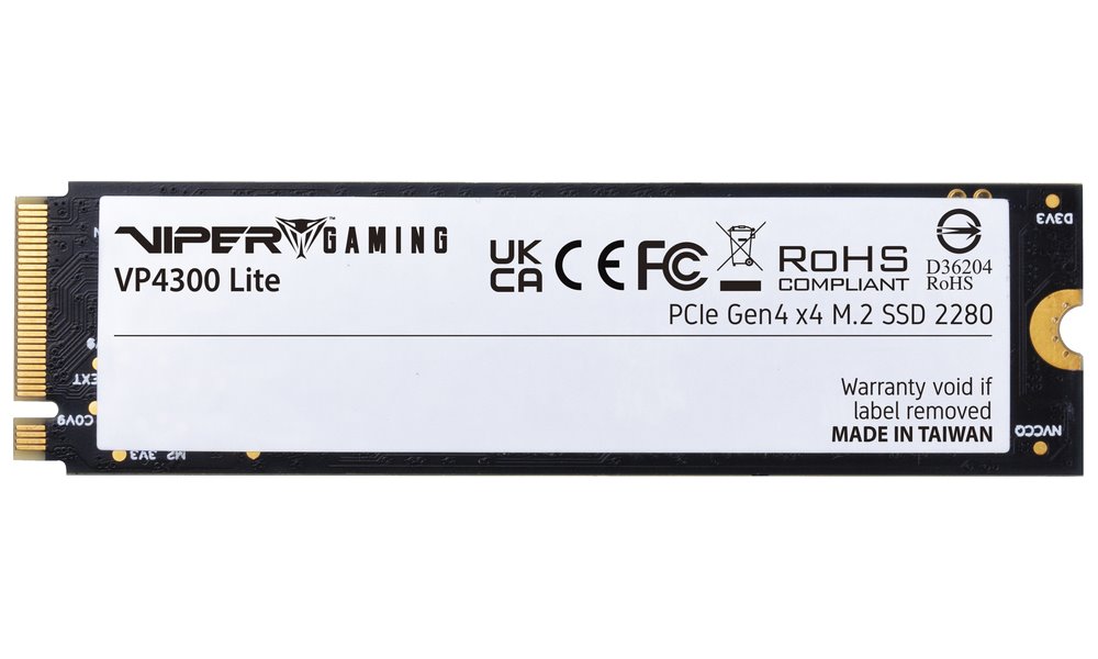 PATRIOT VIPER VP4300 Lite 4TB SSD / Interní / M.2 PCIe Gen4 x4 NVMe / 2280 / DRAMLESS