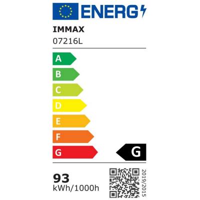 IMMAX NEO FINO NEW SMART závěsné svítidlo 2 kruhy, 60+80cm, 93W, černé, Zigbee 3.0, TUYA