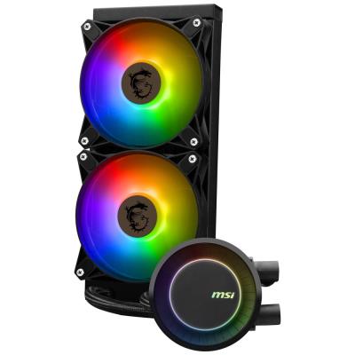 MSI vodní chladič CPU MAG CORELIQUID E240/ 2x 120mm ARGB fan/ podpora LGA1700