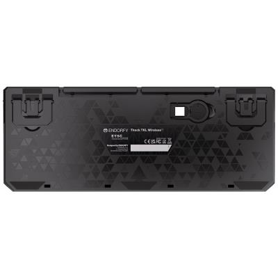 Endorfy herní klávesnice Thock TKL Wireless Black / RGB / black sw. / bezdrátová / mechanická / CZ/SK layout / černá