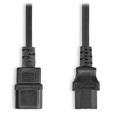 NEDIS napájecí prodlužovací kabel/ konektor IEC-320-C14/ konektor IEC-320-C13/ černý/ bulk/ 5m