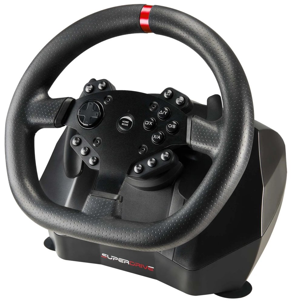 SUPERDRIVE Sada volantu, pedálů a řadící páky GS950-X/ PS4/ Xbox One/ Xbox Series X/S