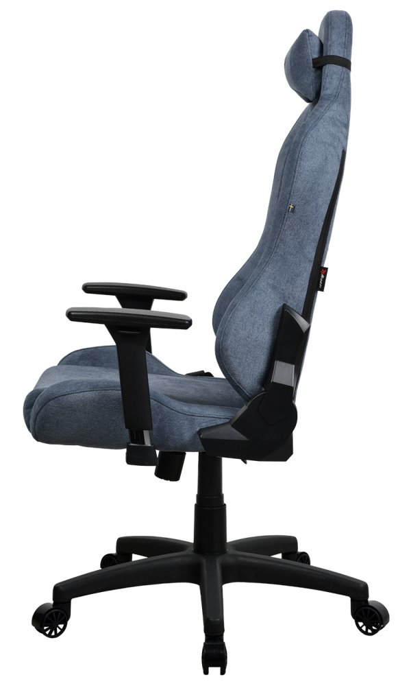 AROZZI herní židle TORRETTA Soft Fabric v2/ látkový povrch/ modrá