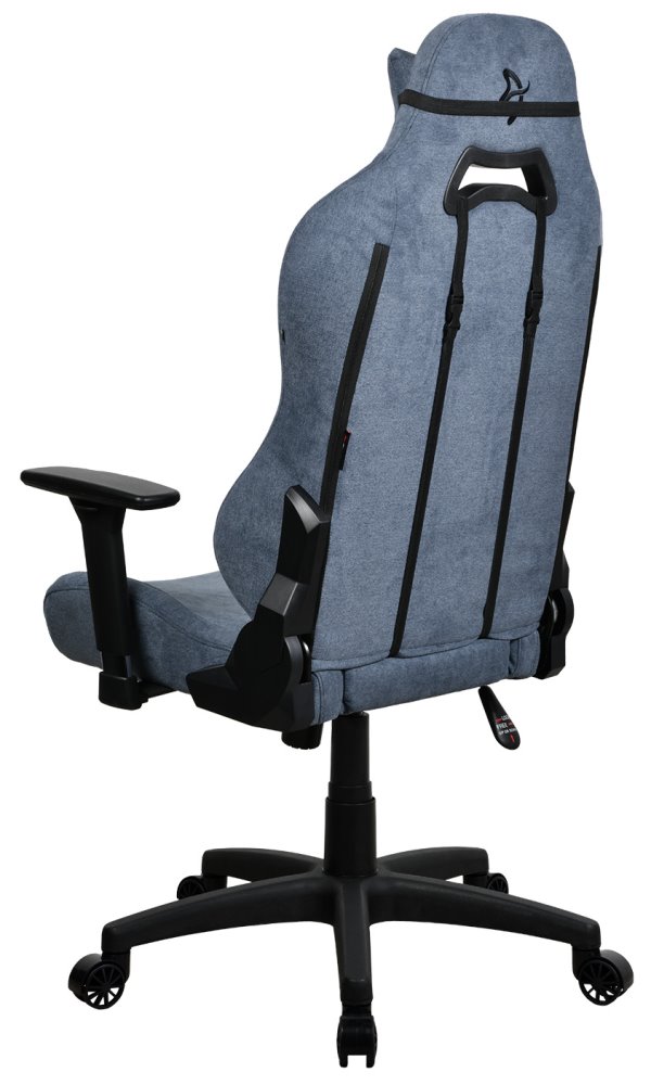 AROZZI herní židle TORRETTA Soft Fabric v2/ látkový povrch/ modrá