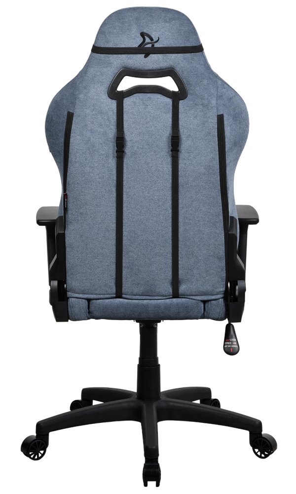 AROZZI herní židle TORRETTA Soft Fabric v2/ látkový povrch/ modrá