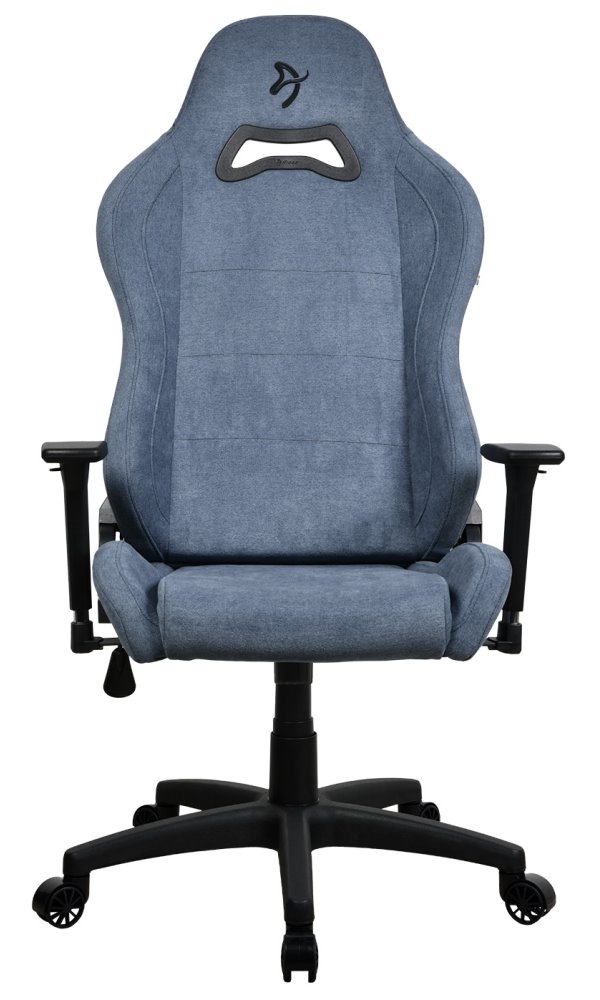 AROZZI herní židle TORRETTA Soft Fabric v2/ látkový povrch/ modrá