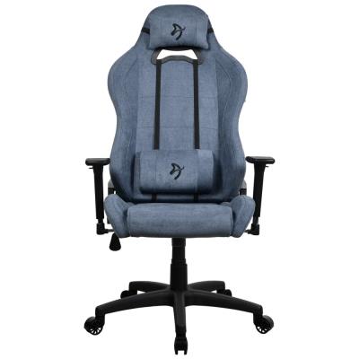 AROZZI herní židle TORRETTA Soft Fabric v2/ látkový povrch/ modrá