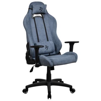 AROZZI herní židle TORRETTA Soft Fabric v2/ látkový povrch/ modrá