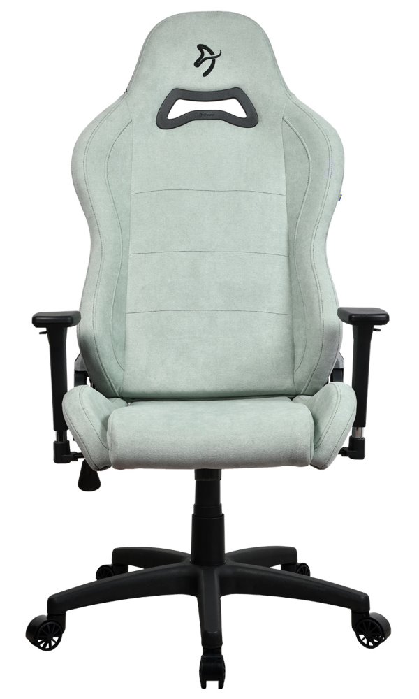 AROZZI herní židle TORRETTA Soft Fabric v2/ látkový povrch/ perlově zelená
