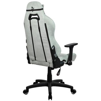 AROZZI herní židle TORRETTA Soft Fabric v2/ látkový povrch/ perlově zelená