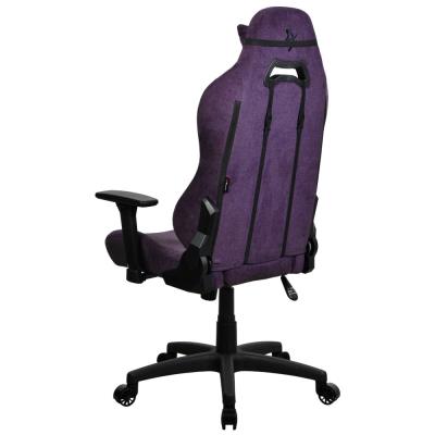 AROZZI herní židle TORRETTA Soft Fabric v2/ látkový povrch/ fialová