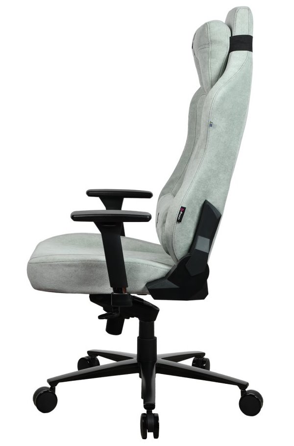 AROZZI herní židle VERNAZZA Soft Fabric Pearl Green/ povrch Elastron/ perlově zelená