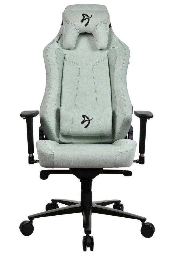 AROZZI herní židle VERNAZZA Soft Fabric Pearl Green/ povrch Elastron/ perlově zelená