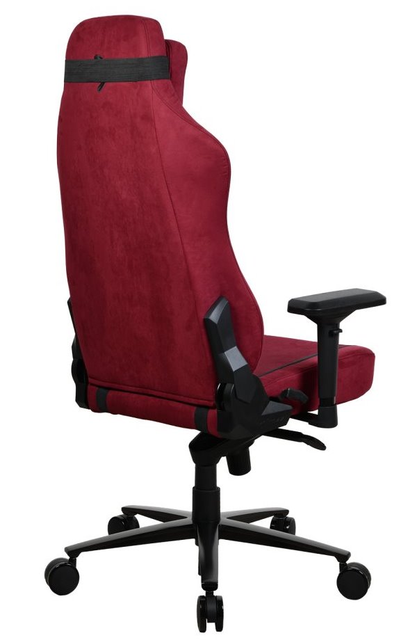 AROZZI herní židle VERNAZZA Supersoft Bordeaux/ látkový povrch/ vínová