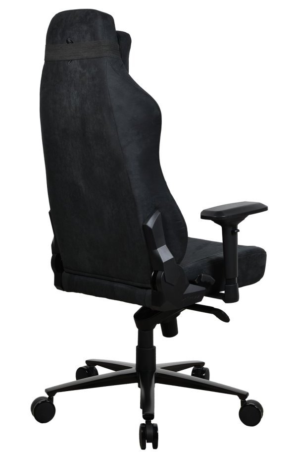 AROZZI herní židle VERNAZZA Supersoft Pure Black/ látkový povrch/ černá