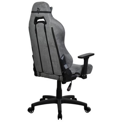 AROZZI herní židle TORRETTA SuperSoft/ látkový povrch/ antracitově šedá