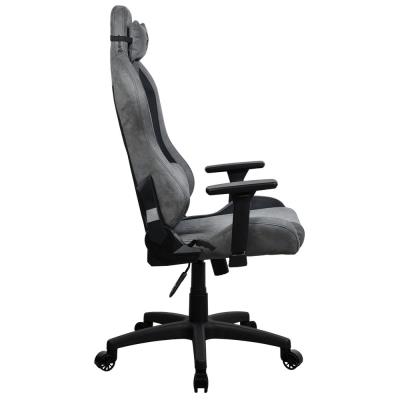 AROZZI herní židle TORRETTA SuperSoft/ látkový povrch/ antracitově šedá