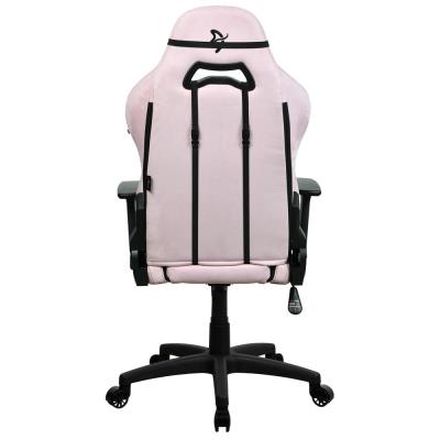 AROZZI herní židle TORRETTA SuperSoft/ látkový povrch/ růžová