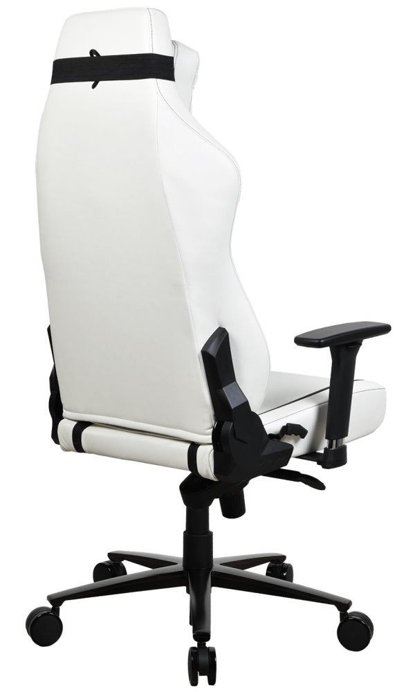 AROZZI herní židle VERNAZZA XL SoftPU White/ povrch polyuretan/ bílá
