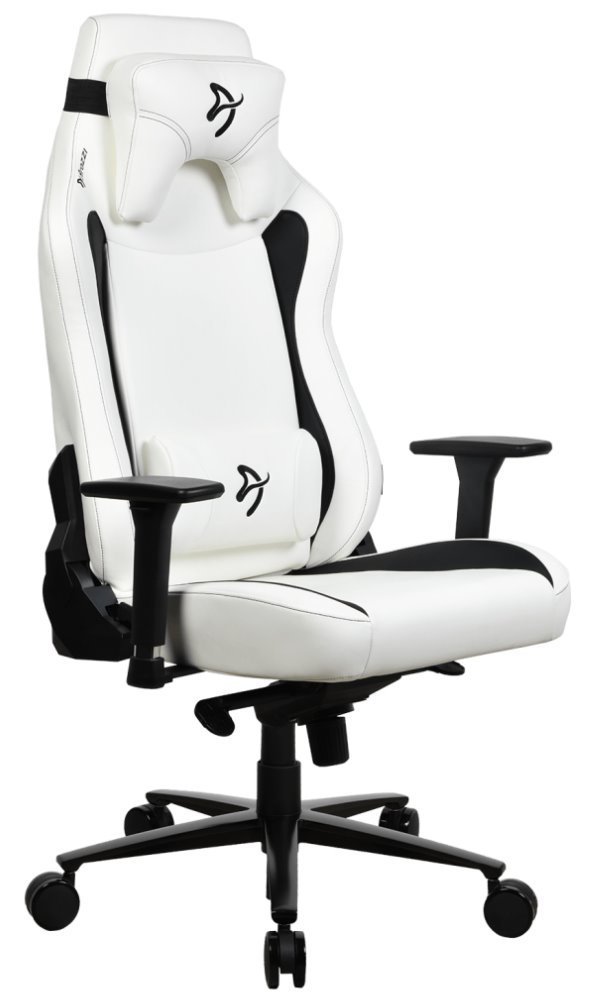 AROZZI herní židle VERNAZZA XL SoftPU White/ povrch polyuretan/ bílá
