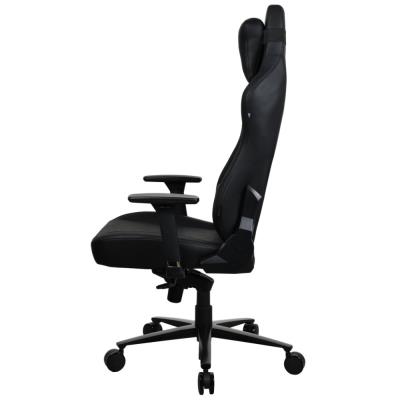 AROZZI herní židle VERNAZZA XL SoftPU Pure Black/ povrch polyuretan/ černá