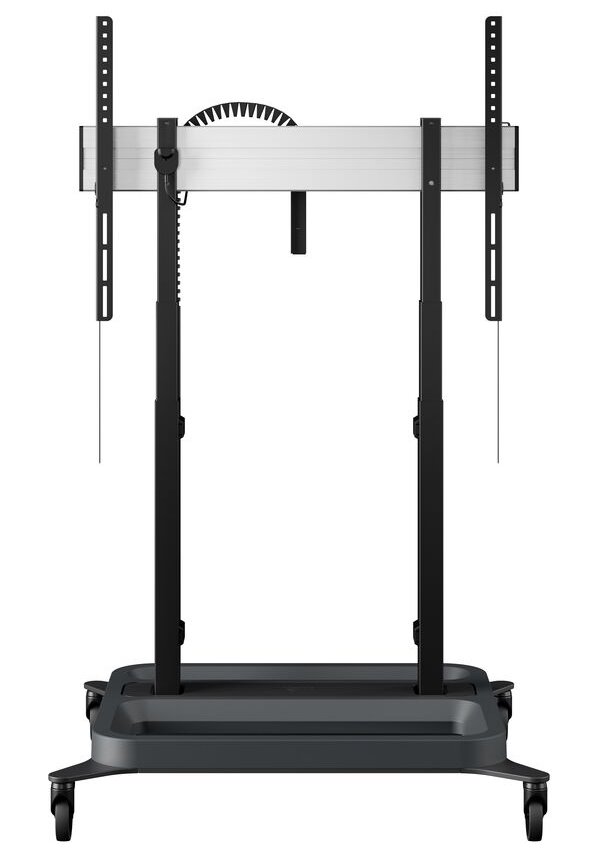 Vogels RISE Elektrický pojízdný TV lift, standardní kolečka, rychlost 50 mm/s černý