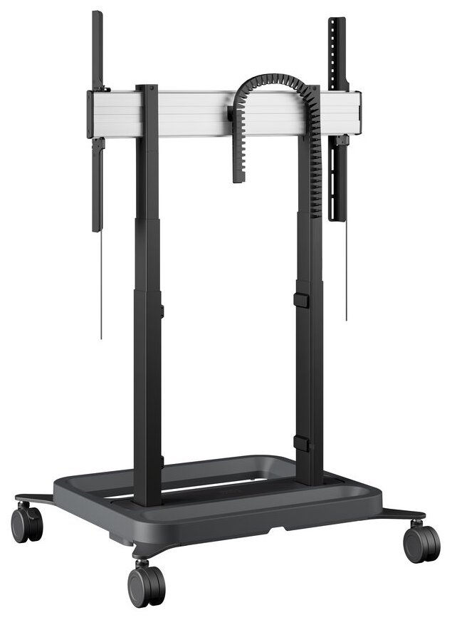 Vogels RISE Elektrický pojízdný TV lift, prémiová kolečka, rychlost 50 mm/s černý