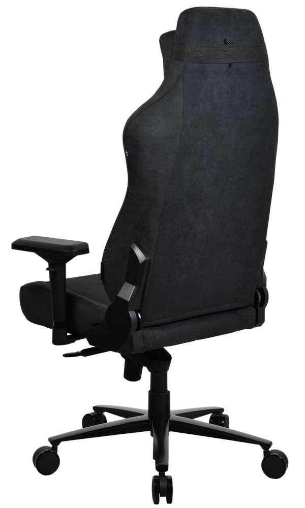 AROZZI herní židle VERNAZZA XL Supersoft Pure Black/ látkový povrch/ černá