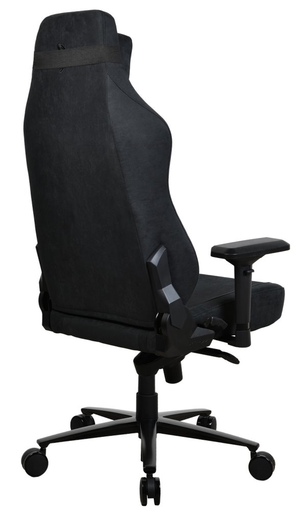 AROZZI herní židle VERNAZZA XL Supersoft Pure Black/ látkový povrch/ černá