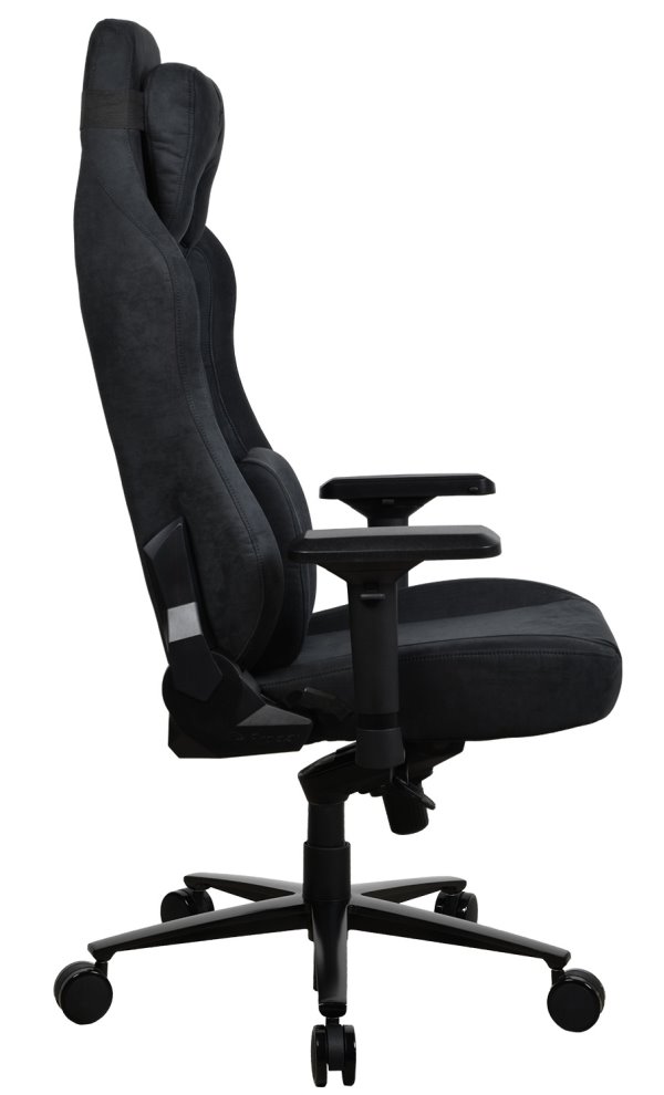 AROZZI herní židle VERNAZZA XL Supersoft Pure Black/ látkový povrch/ černá
