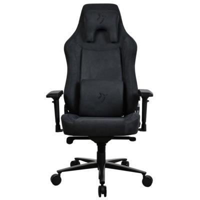 AROZZI herní židle VERNAZZA XL Supersoft Pure Black/ látkový povrch/ černá
