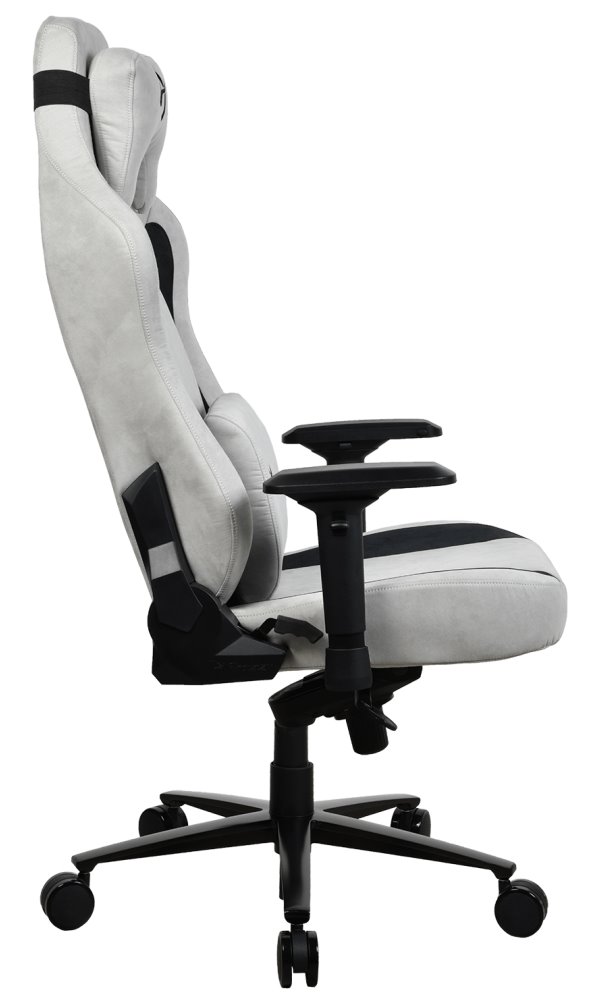 AROZZI herní židle VERNAZZA XL Supersoft Light Grey/ látkový povrch/ světle šedá