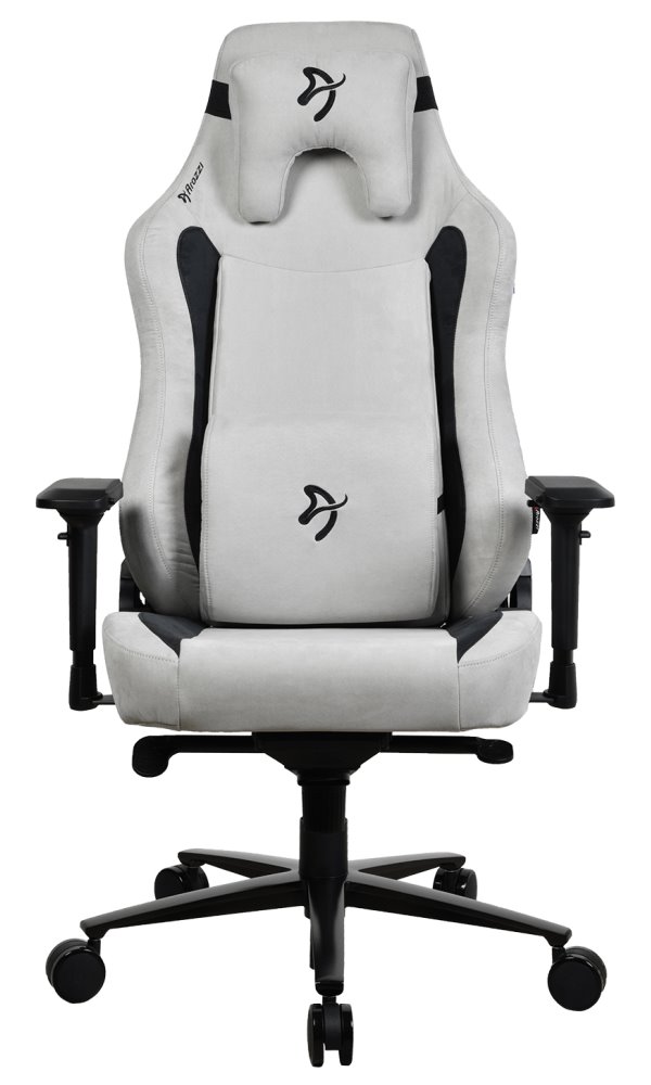 AROZZI herní židle VERNAZZA XL Supersoft Light Grey/ látkový povrch/ světle šedá