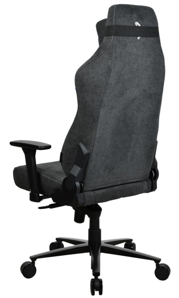 AROZZI herní židle VERNAZZA XL SoftFabric Dark Grey/ látkový povrch/ tmavě šedá