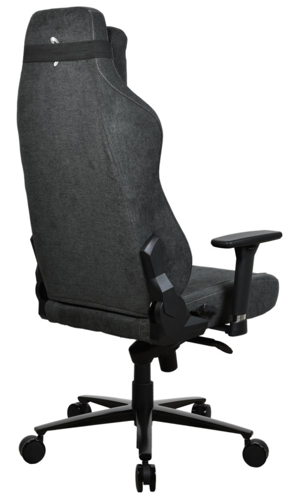 AROZZI herní židle VERNAZZA XL SoftFabric Dark Grey/ látkový povrch/ tmavě šedá