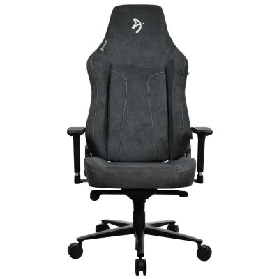 AROZZI herní židle VERNAZZA XL SoftFabric Dark Grey/ látkový povrch/ tmavě šedá