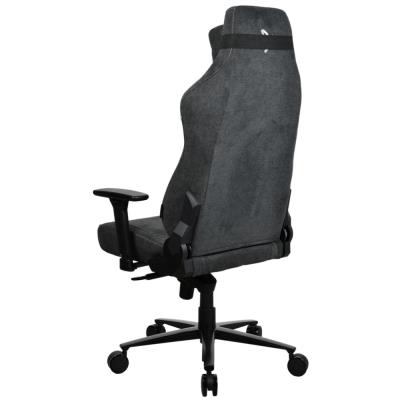 AROZZI herní židle VERNAZZA XL SoftFabric Dark Grey/ látkový povrch/ tmavě šedá