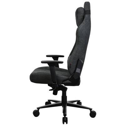 AROZZI herní židle VERNAZZA XL SoftFabric Dark Grey/ látkový povrch/ tmavě šedá