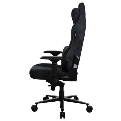 AROZZI herní židle VERNAZZA Supersoft Pure Black/ látkový povrch/ černá
