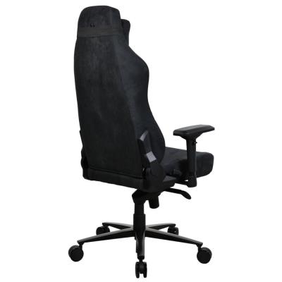 AROZZI herní židle VERNAZZA Supersoft Pure Black/ látkový povrch/ černá