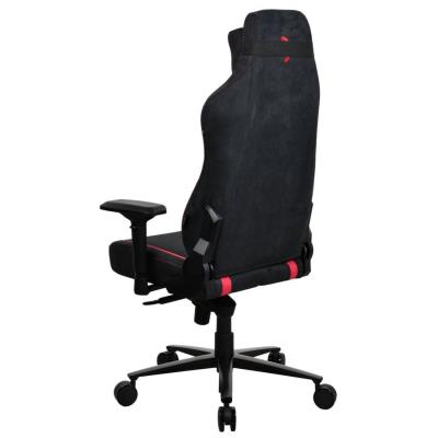 AROZZI herní židle VERNAZZA Supersoft Red/ látkový povrch/ černočervená