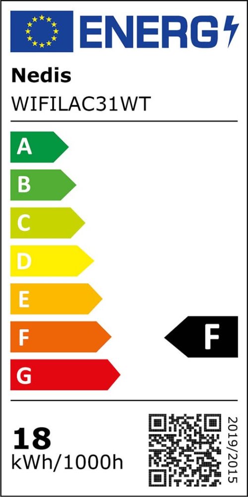 NEDIS Wi-Fi chytré stropní LED světlo/ kulaté/ RGB / teplé až studené bílé/ průměr 290 mm/ 1800 lm/ 2700 - 6500 K/ IP20