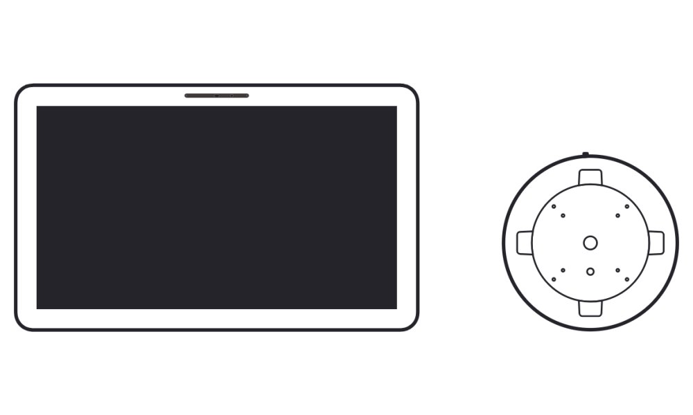 Ubiquiti Connect Display - Dotykový Full HD displej, 21,5", UniFi Connect, napájení PoE++