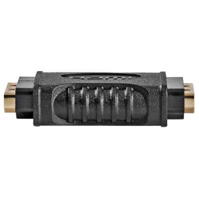 NEDIS adaptér HDMI/ zásuvka HDMI - zásuvka HDMI/ pozlacené konektory/ přímý/ černý/ box