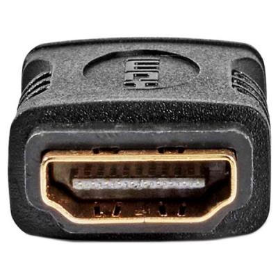 NEDIS adaptér HDMI/ zásuvka HDMI - zásuvka HDMI/ pozlacené konektory/ přímý/ černý/ box