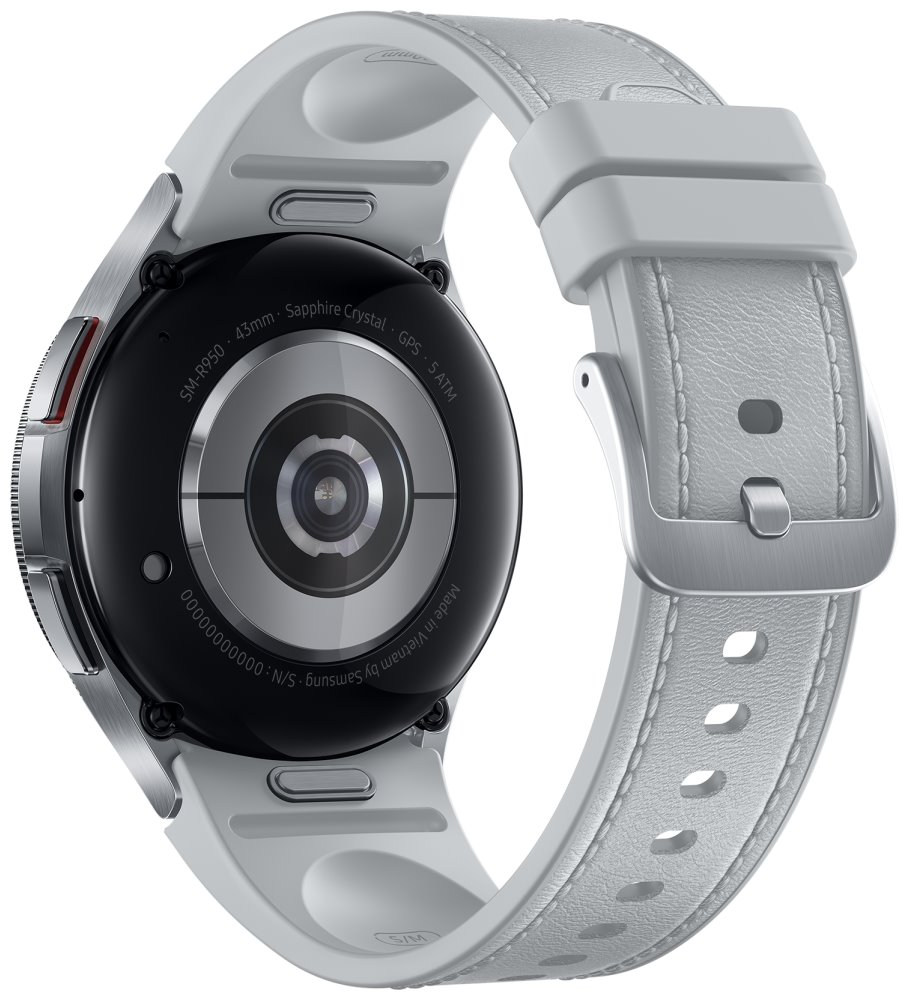 Samsung Galaxy Watch6 Classic 43mm SM-R950NZSAEUE stříbrné